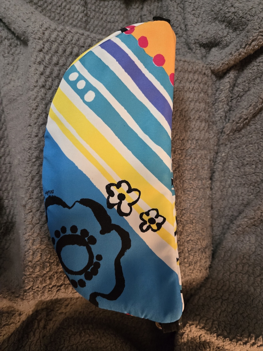 Brighton Multicolor Floral & Stripe Pattern Accessory